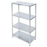 4-TIER SHELVING UNIT QLINE MS-706 STAINLESS STEEL [EXCLUSIVE FROM HOMEPRO THAILAND]