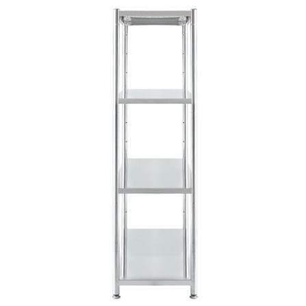 4-TIER SHELVING UNIT QLINE MS-706 STAINLESS STEEL [EXCLUSIVE FROM HOMEPRO THAILAND]
