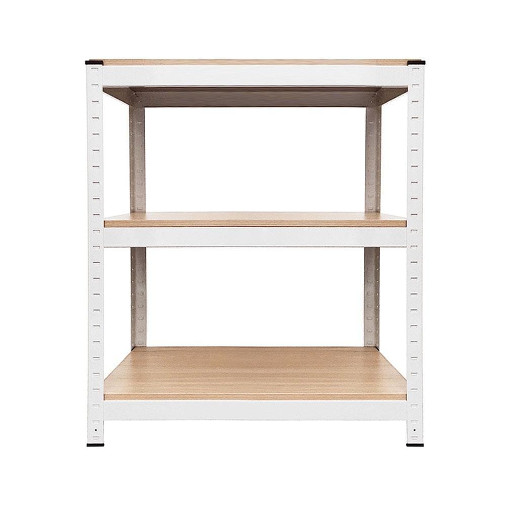 3-TIER SHELVING UNIT FURDINI ZIR WHITE/LIGHT WOOD PATTERN [EXCLUSIVE FROM HOMEPRO THAILAND]
