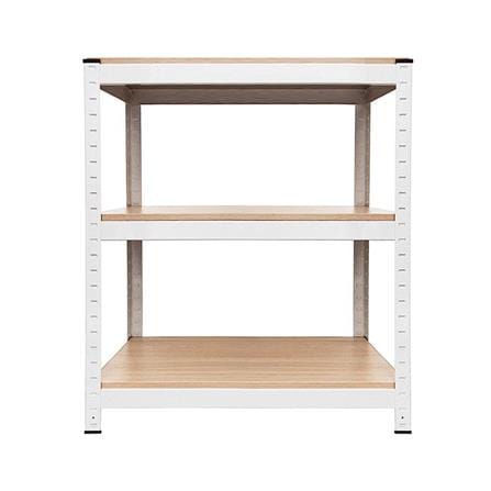 3-TIER SHELVING UNIT FURDINI ZIR WHITE/LIGHT WOOD PATTERN [EXCLUSIVE FROM HOMEPRO THAILAND]