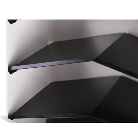 SHOE CABINET KIOSK AN-01 WHITE/BLACK [EXCLUSIVE FROM HOMEPRO THAILAND]