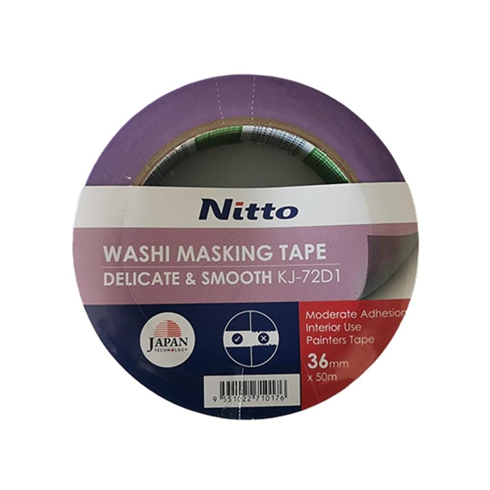 NITTO WASHI MASKING TAPE KJ-72D1 36MMx50M PURPLE
