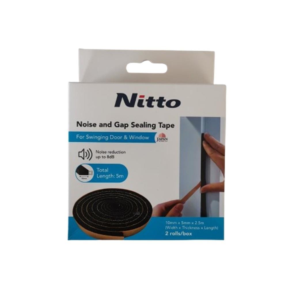 NITTO SWINGING DOOR & WINDOW SEALING TAPE 10MMx5MMx2.5M