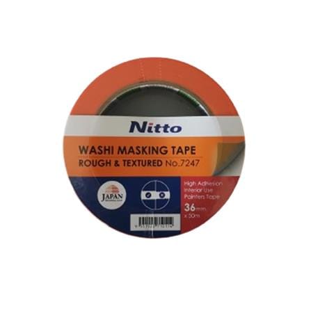 NITTO WASHI MASKING TAPE NO.7247 36MMx50M ORANGE