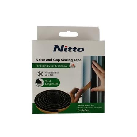 NITTO SLIDING DOOR & WINDOW SEALING TAPE 20MMx8MMx2M