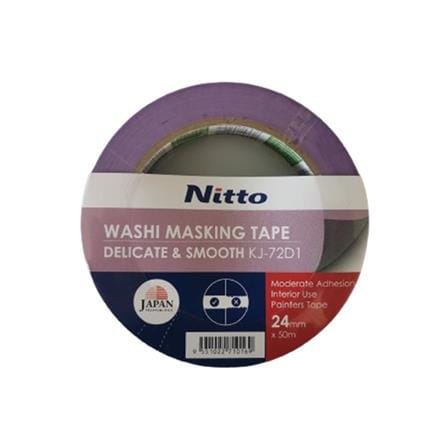 NITTO WASHI MASKING TAPE KJ-72D1 24MMx50M PURPLE
