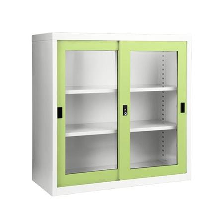 CABINET STEEL MIRROR DOOR KIOSK SGD-3 DG/GR GREEN [EXCLUSIVE FROM HOMEPRO THAILAND]
