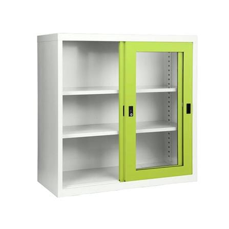 CABINET STEEL MIRROR DOOR KIOSK SGD-3 DG/GR GREEN [EXCLUSIVE FROM HOMEPRO THAILAND]