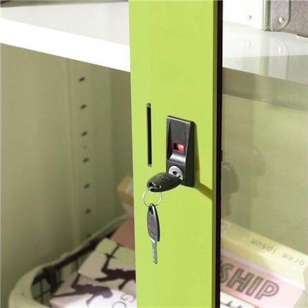 CABINET STEEL MIRROR DOOR KIOSK SGD-3 DG/GR GREEN [EXCLUSIVE FROM HOMEPRO THAILAND]