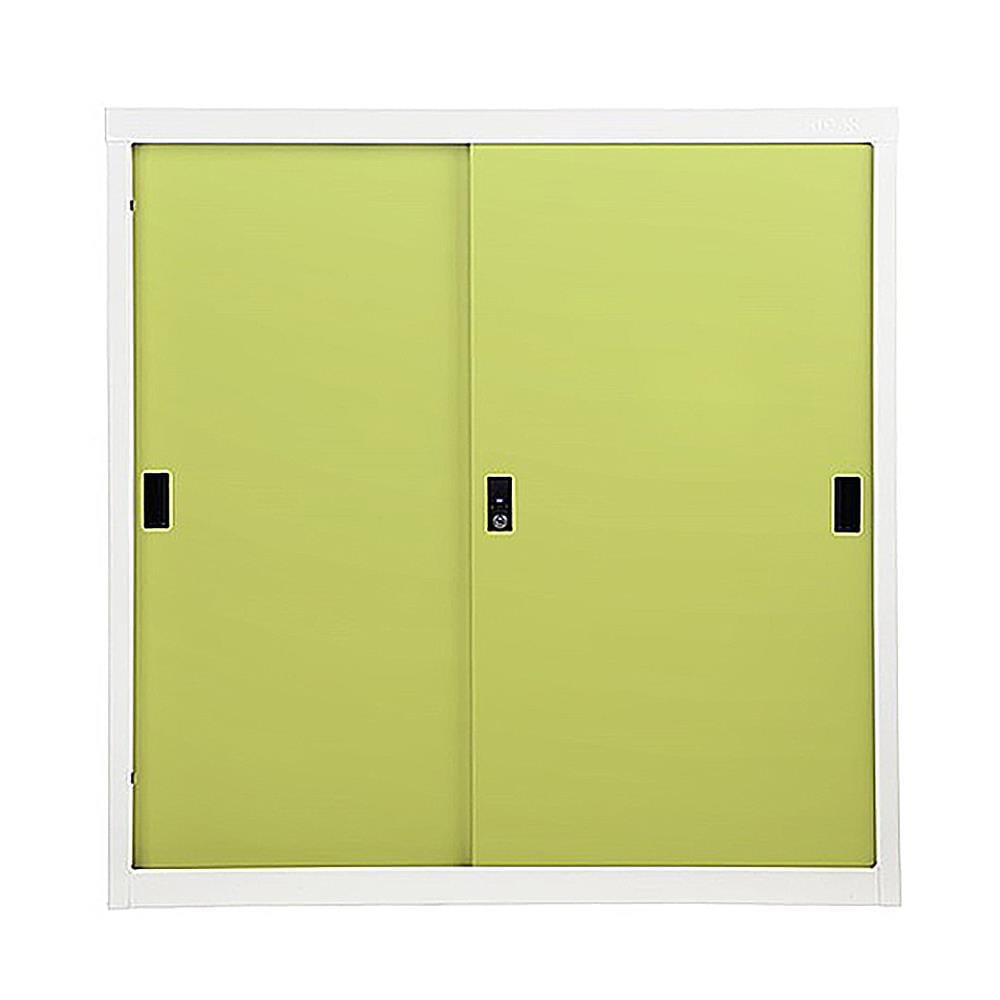 STEEL CABINET WITH SLIDING DOORS KIOSK SOD-3 DG/GR GREEN [EXCLUSIVE FROM HOMEPRO THAILAND]