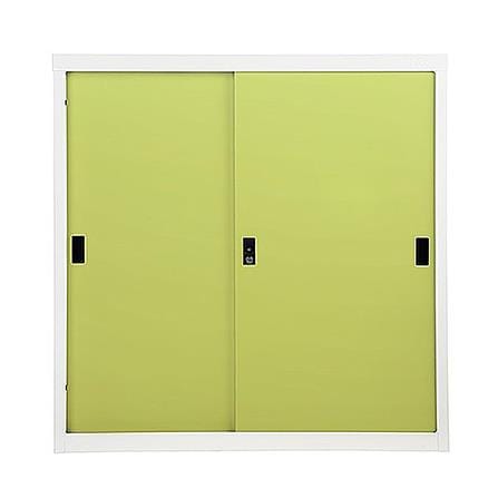 STEEL CABINET WITH SLIDING DOORS KIOSK SOD-3 DG/GR GREEN [EXCLUSIVE FROM HOMEPRO THAILAND]