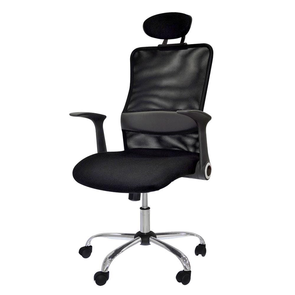 OFFICE CHAIR SURE PL-124 THUNDER BLACK [EXCLUSIVE FROM HOMEPRO THAILAND]