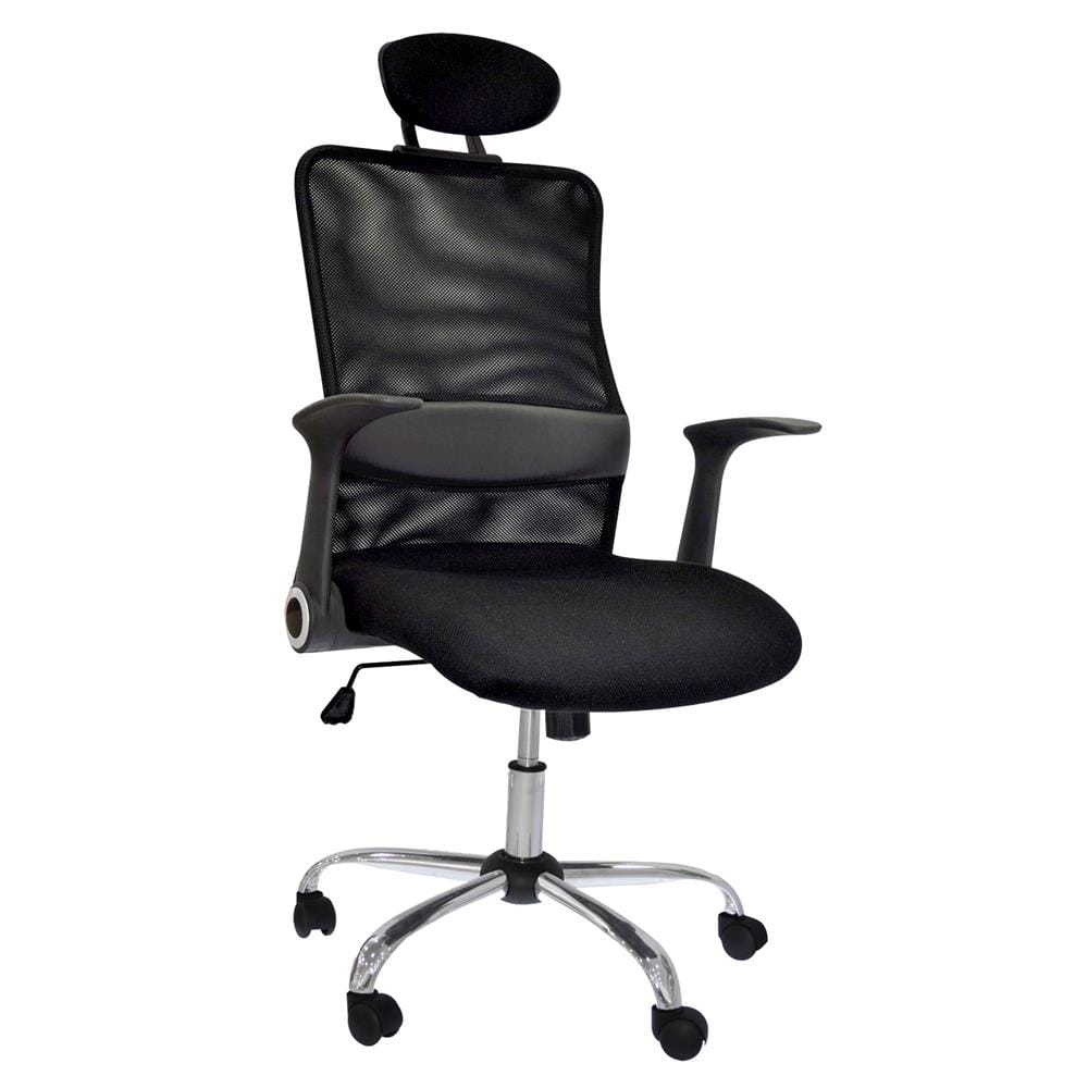 OFFICE CHAIR SURE PL-124 THUNDER BLACK [EXCLUSIVE FROM HOMEPRO THAILAND]