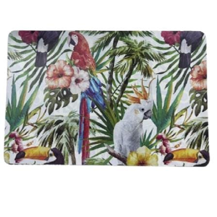 SHUTO PP PLACEMAT PARROT FLORAL PRINT- A