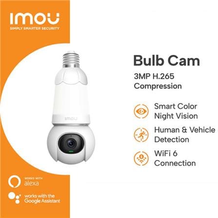 IMOU CCTV CAMERA BULB CAMERA 3MP WHITE