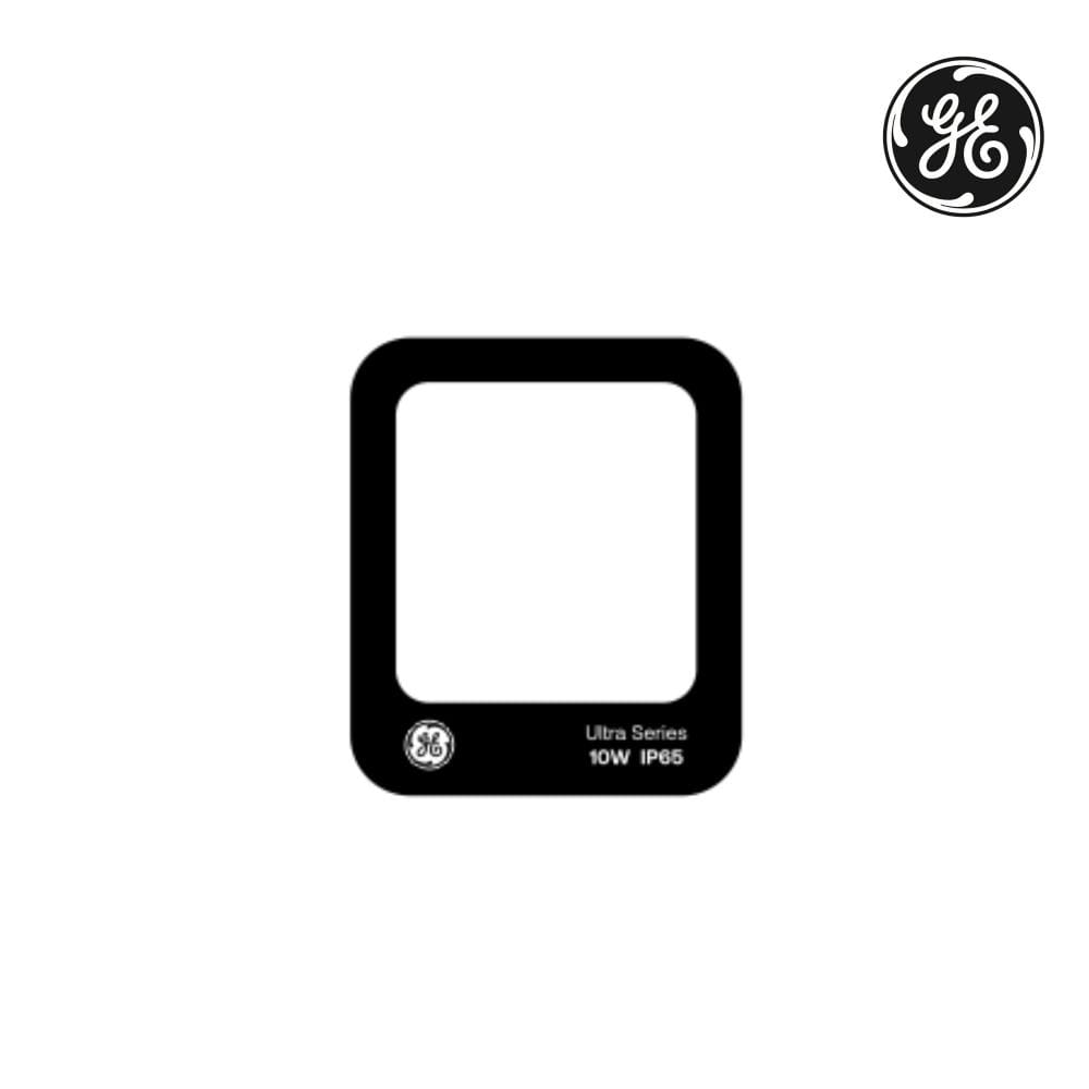 GE LED FLOODLIGHT 10W WARM WHITE BLACK SQUARE