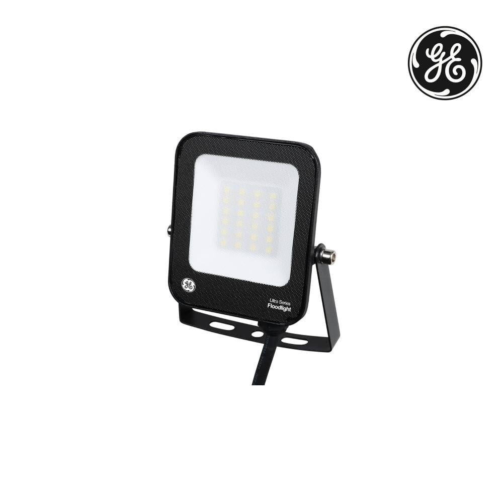 GE LED FLOODLIGHT 10W WARM WHITE BLACK SQUARE