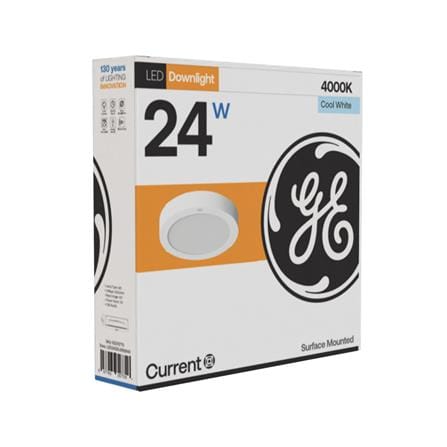 GE LED SURFACE DOWNLIGHT 24W COOL WHITE ROUND 8"