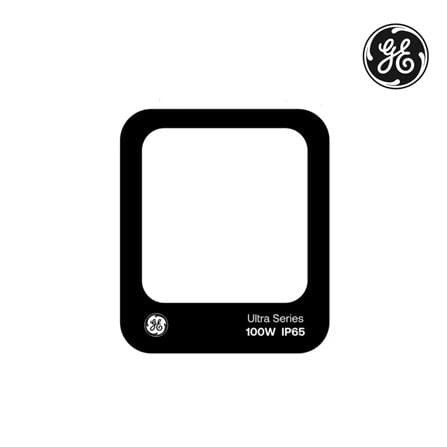 GE LED FLOODLIGHT 100W WARM WHITE BLACK SQUARE