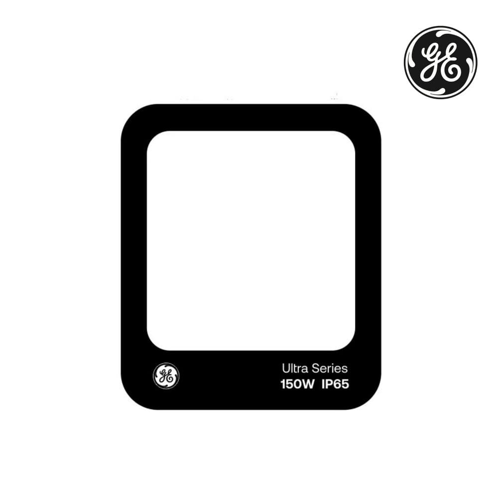 GE LED FLOODLIGHT 150W DAYLIGHT BLACK SQUARE