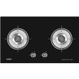 LIVINOX FLEXIBLE GAS HOB LGH-CEDAR 2BF-BL 2BURNER 4.6KW 76CM