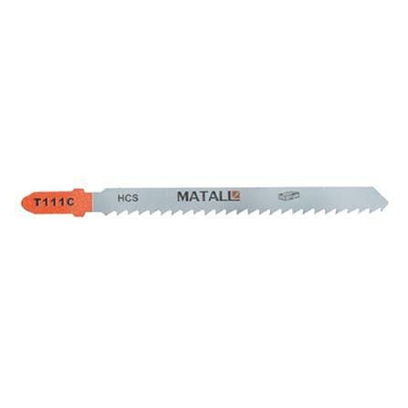 MATALL JIGSAW BLADE T111C (FINE FOR ROUGH WOOD) 100MM 5PCS/PACK