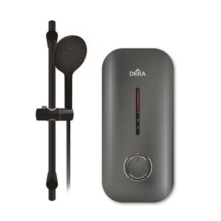 DEKA SHOWER HEATER DC PUMP WITH HAND SHOWER MIIZU 90 DARK GREY