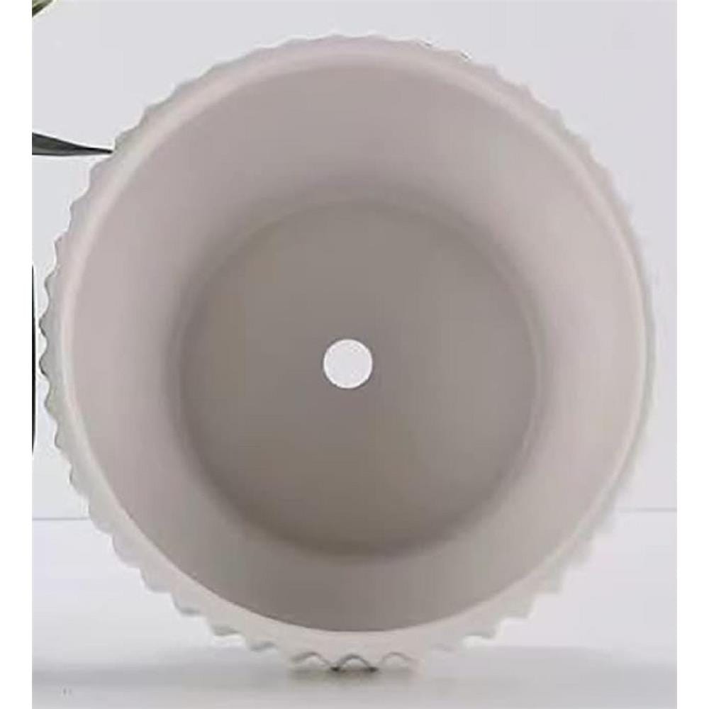 CL CERAMIC POT GQ130-WE H14.5CM WHITE