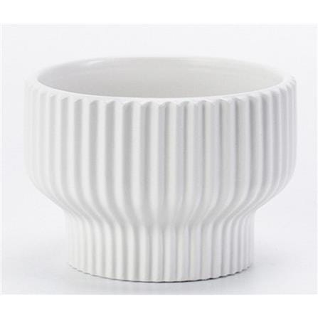 CL CERAMIC POT GQ130-WE H14.5CM WHITE
