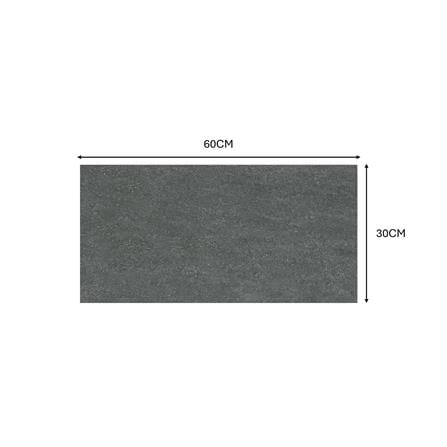 SOLARE FLOORTILE 30X60CM ROSTOCK ANTHRACITE SS-ROS6NR NATURAL MATT 1.44M2