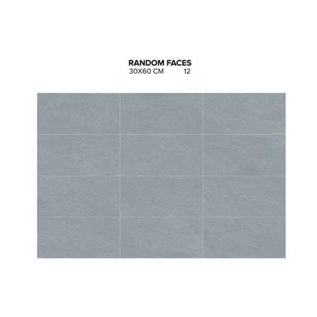 SOLARE FLOORTILE 30X60CM ROSTOCK DARK GREY SS-ROS5NR NATURAL MATT 1.44M2