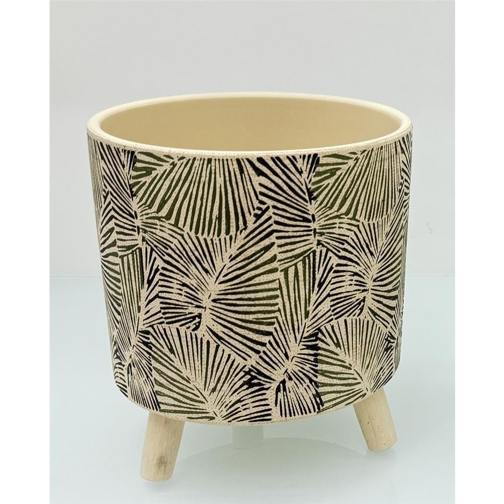 CL SMALL CERAMIC  POT/LEG GQ125-S  H12CM