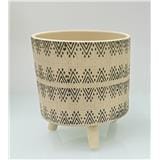CL LARGE CERAMIC  POT/LEG GQ126-L H15CM