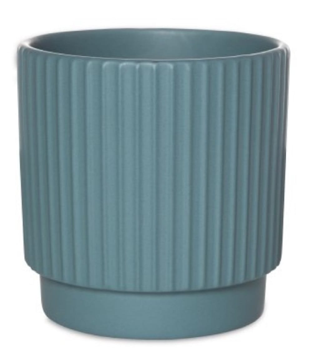 CL CERAMIC POT GQ133-BE H12.3CM BLUE
