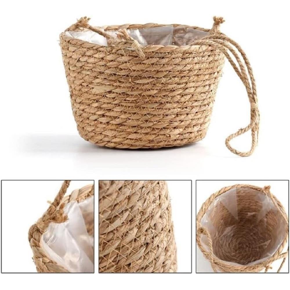 CL WOVEN BSKT HANGING POT GQ210-PC H20CM