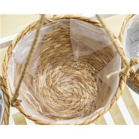 CL WOVEN BSKT HANGING POT GQ210-PC H20CM