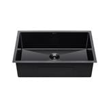 CABANA BUILT-IN KITCHEN JUMBO HONEYCOMB SINK CKS7847-BLACK 1BOWL 78CM WITH KITCHEN WATER TAP CB1530SS-BLACK