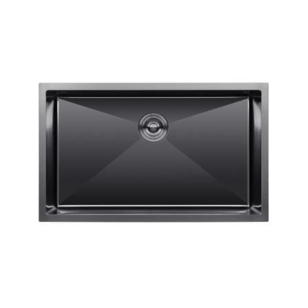CABANA BUILT-IN KITCHEN JUMBO HONEYCOMB SINK CKS7847-BLACK 1BOWL 78CM WITH KITCHEN WATER TAP CB1530SS-BLACK