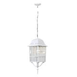 BRIGHT OBJECTIVES OUTDOOR PENDANT LAMP 8838-P E27 WHITE 14CM
