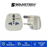 TRAVEL ADAPTOR MULTI. UNIVERSAL PLUG TYPE WITH SURGE PROTECTOR TA-7SF SOUNDTEOH