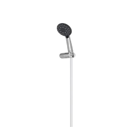 ALPHA SHOWER HEATER NON PUMP WITH RAIN SHOWER REVO-E SATIN (CHROME SHOWER ACCESSORIES SET)
