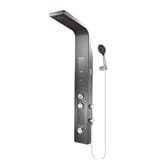 ALPHA SHOWER HEATER NON PUMP WITH RAIN SHOWER REVO-E MOCHA (CHROME SHOWER ACCESSORIES SET)