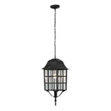BRIGHT OBJECTIVES OUTDOOR PENDANT LAMP 8837-P E27 BLACK 14CM