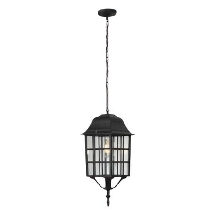 BRIGHT OBJECTIVES OUTDOOR PENDANT LAMP 8837-P E27 BLACK 14CM