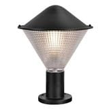BRIGHT OBJECTIVES OUTDOOR GATE LAMP 8883/S E27 BLACK 25CM