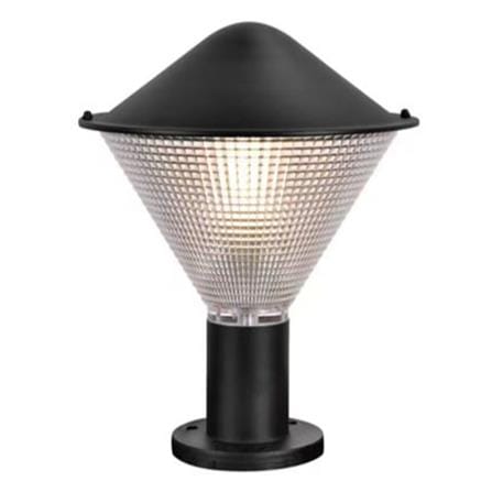 BRIGHT OBJECTIVES OUTDOOR GATE LAMP 8883/S E27 BLACK 25CM
