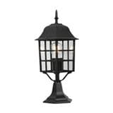 BRIGHT OBJECTIVES OUTDOOR GATE LAMP 8837-S E27 BLACK 14CM
