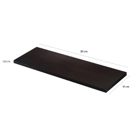 WOODEN SHELF 80X30X1.6CM STACKO OAK