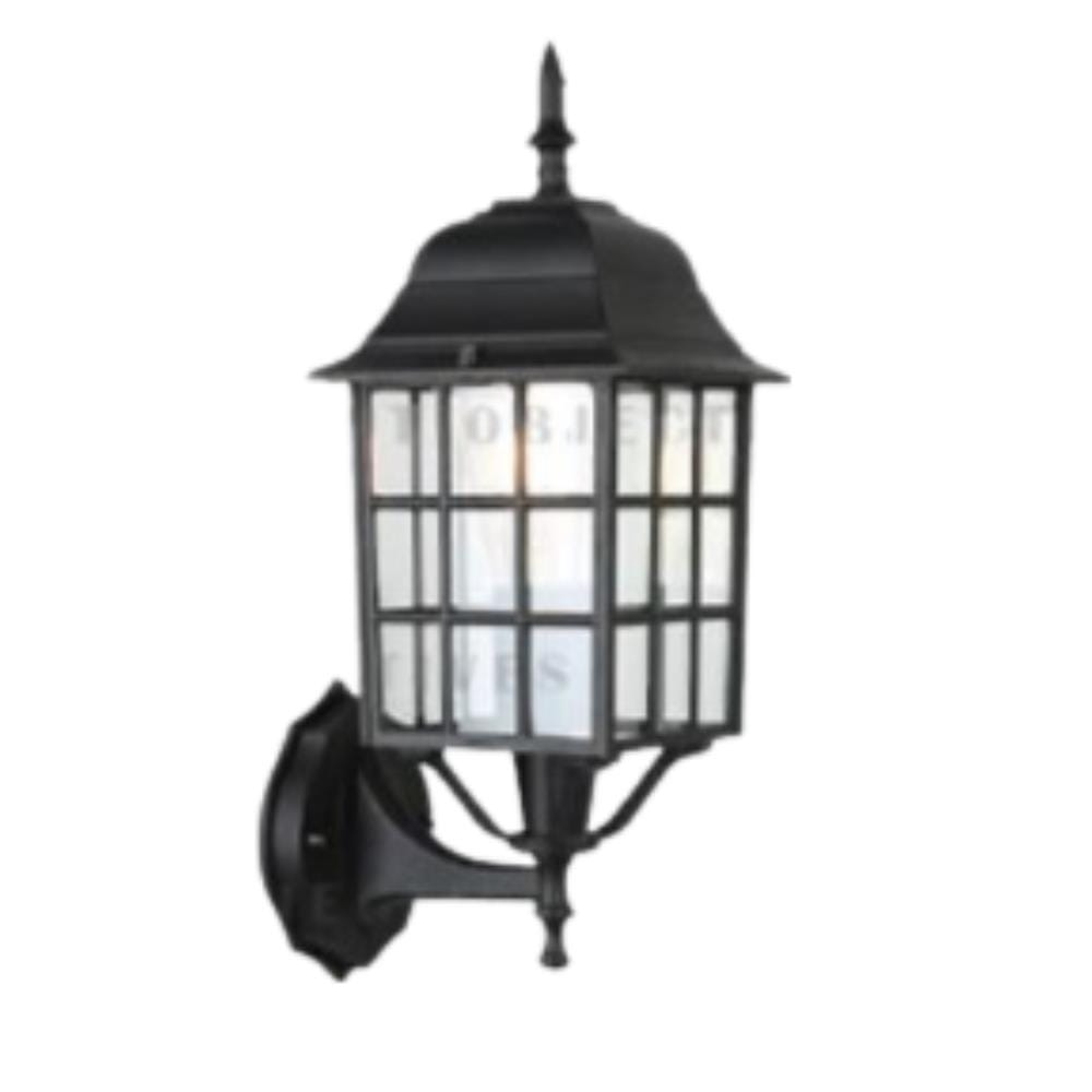 BRIGHT OBJECTIVES OUTDOOR WALL LAMP 8837-W E27 BLACK 14CM