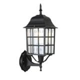 BRIGHT OBJECTIVES OUTDOOR WALL LAMP 8837-W E27 BLACK 14CM